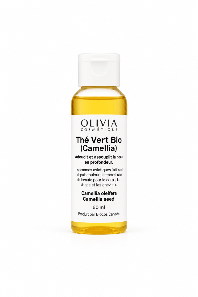 Huile de thé vert (Camellia) biologique