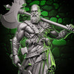 Human Barbarian | Axe & Sword | 5e