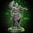 Human Barbarian | Axe & Sword | 5e