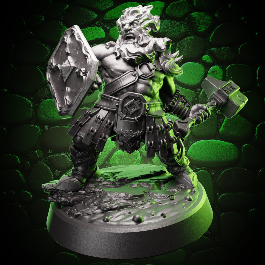 Dwarf Fighter | Hammer & Shield | 5e