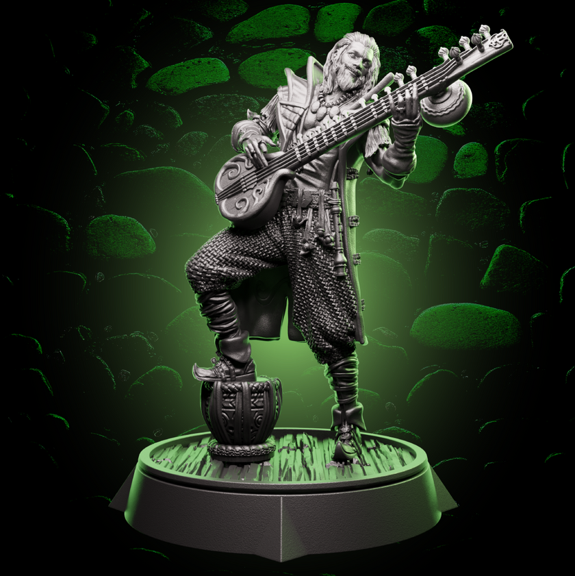 Human Bard | Cittern | 5e