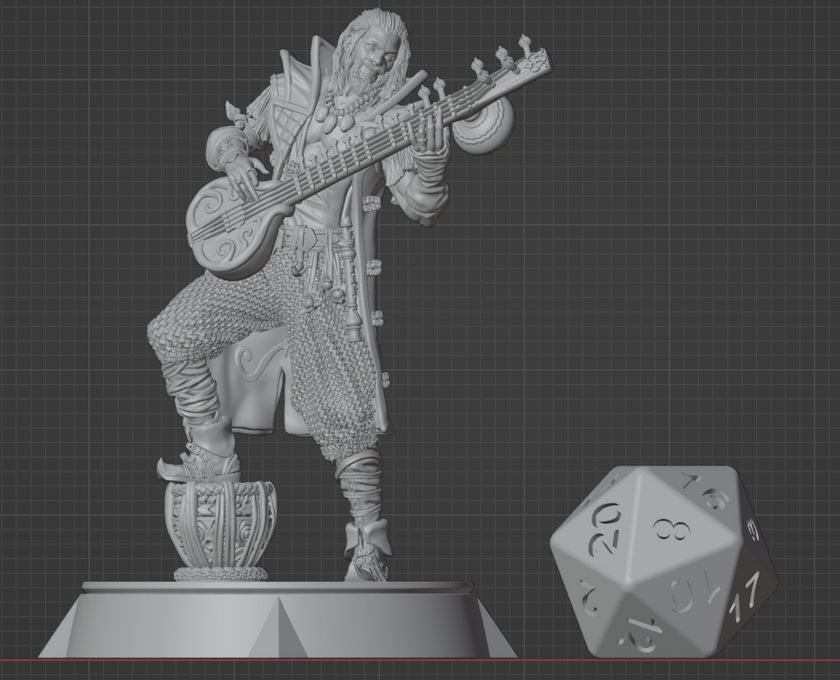 Human Bard | Cittern | 5e