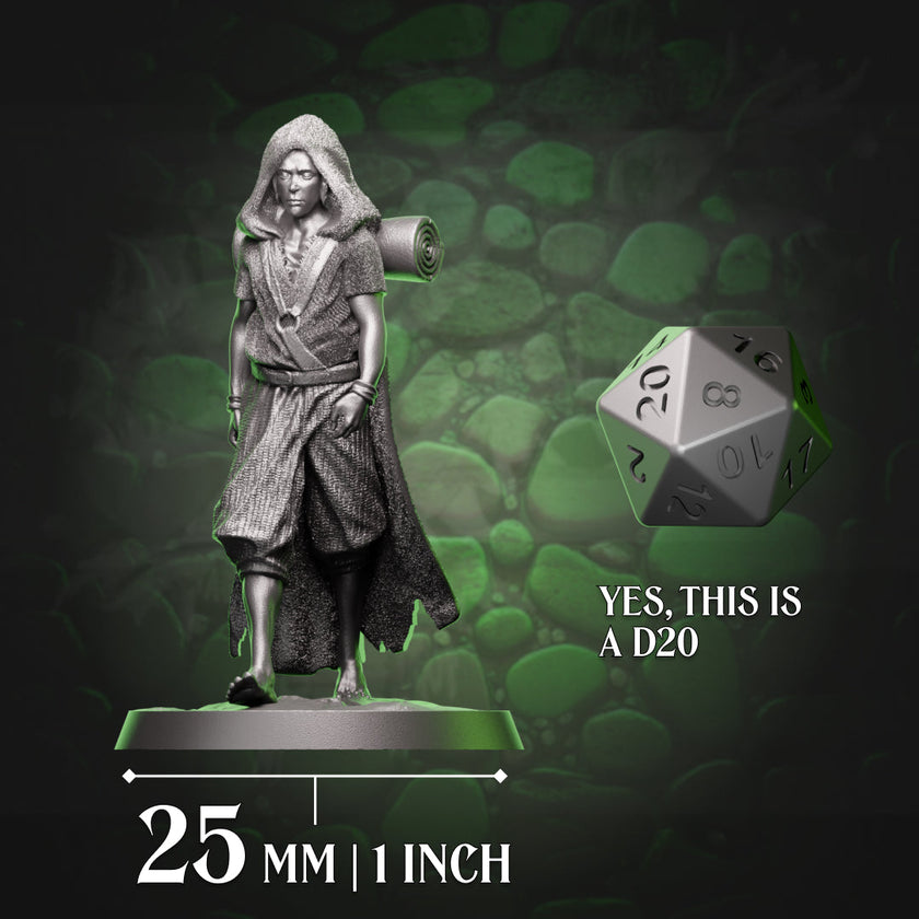 Human Monk - Wanderer | 5e