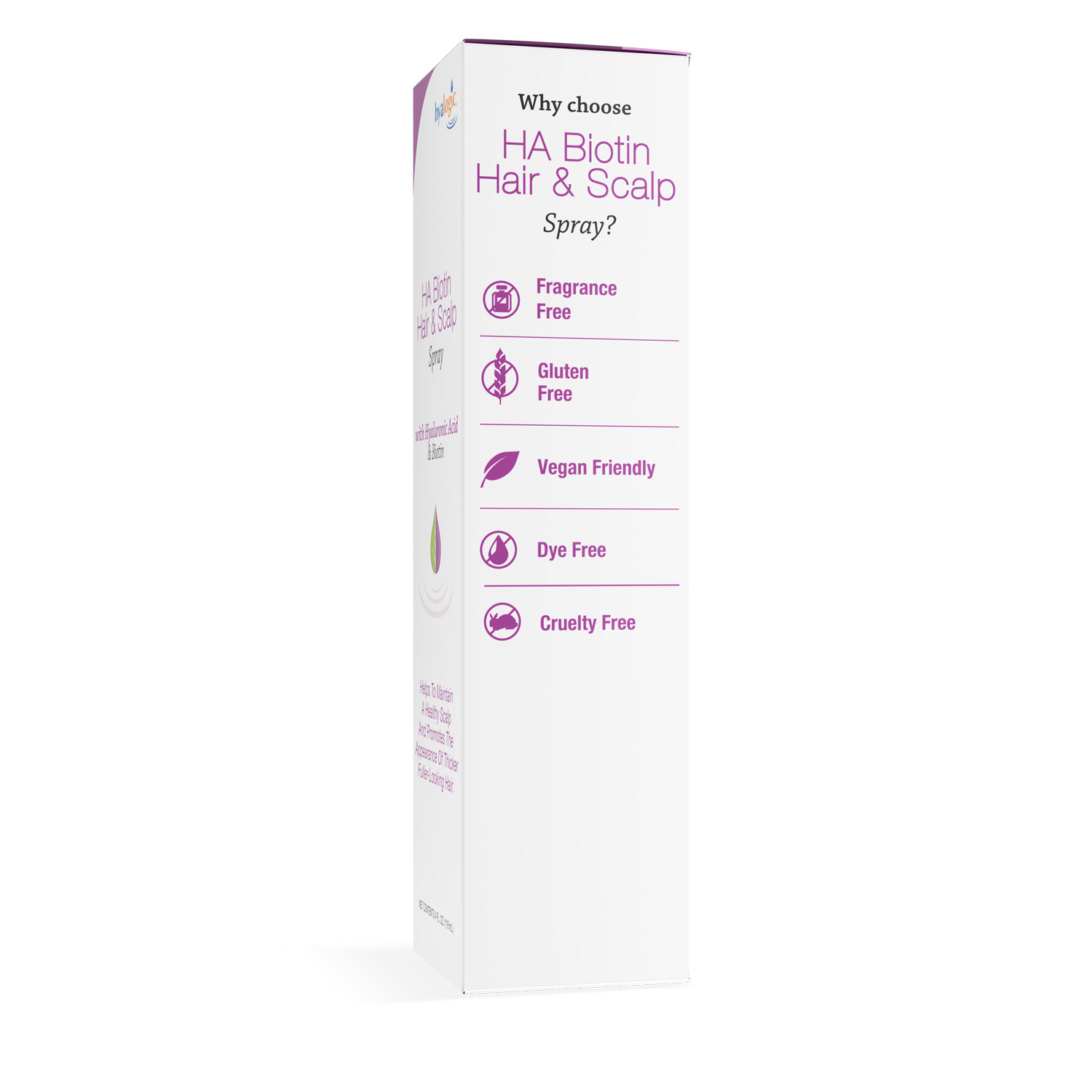 Hyalogic - Spray capillaire/pour cuir chevelu à l'acide hyaluronique et à la biotine