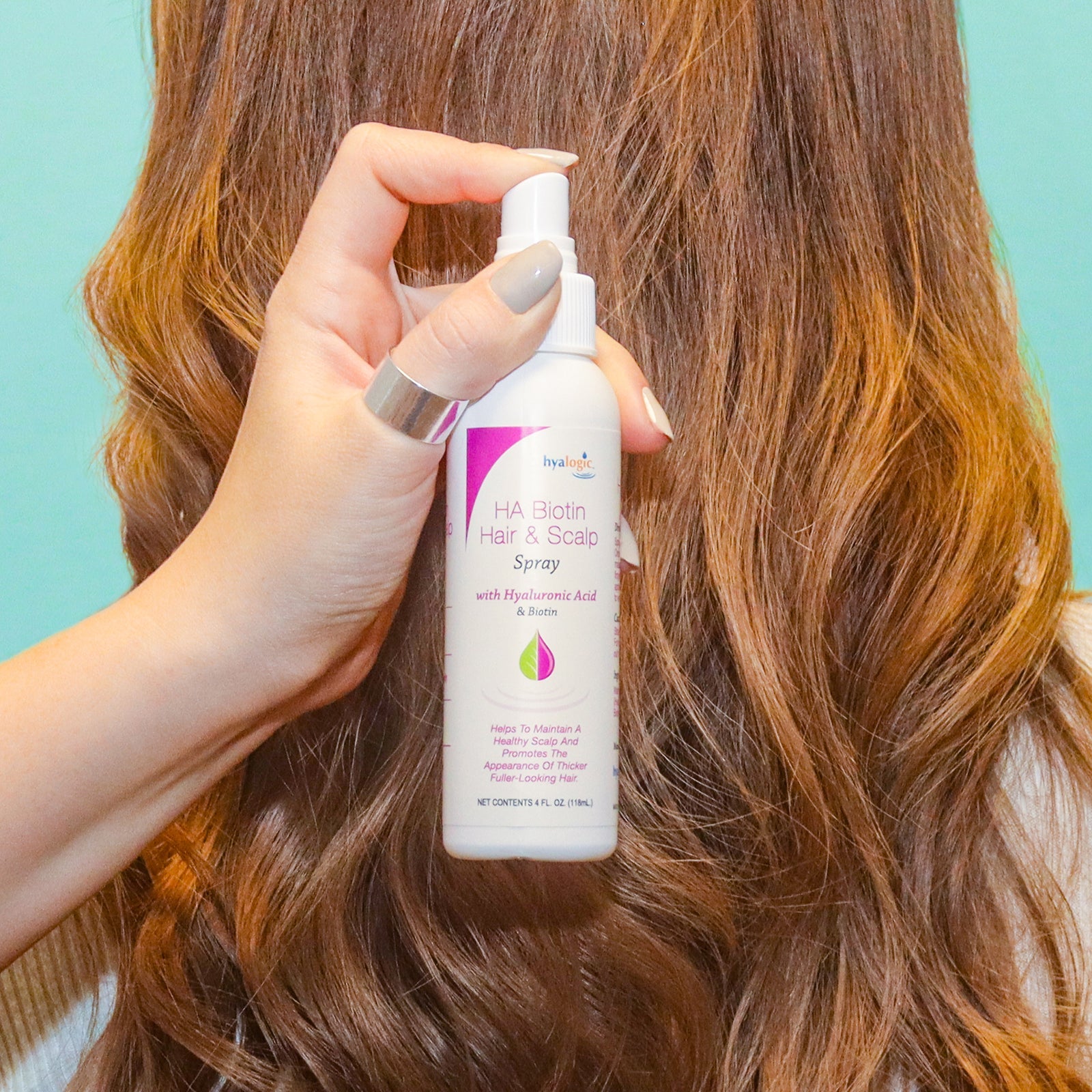 Hyalogic - Spray capillaire/pour cuir chevelu à l'acide hyaluronique et à la biotine