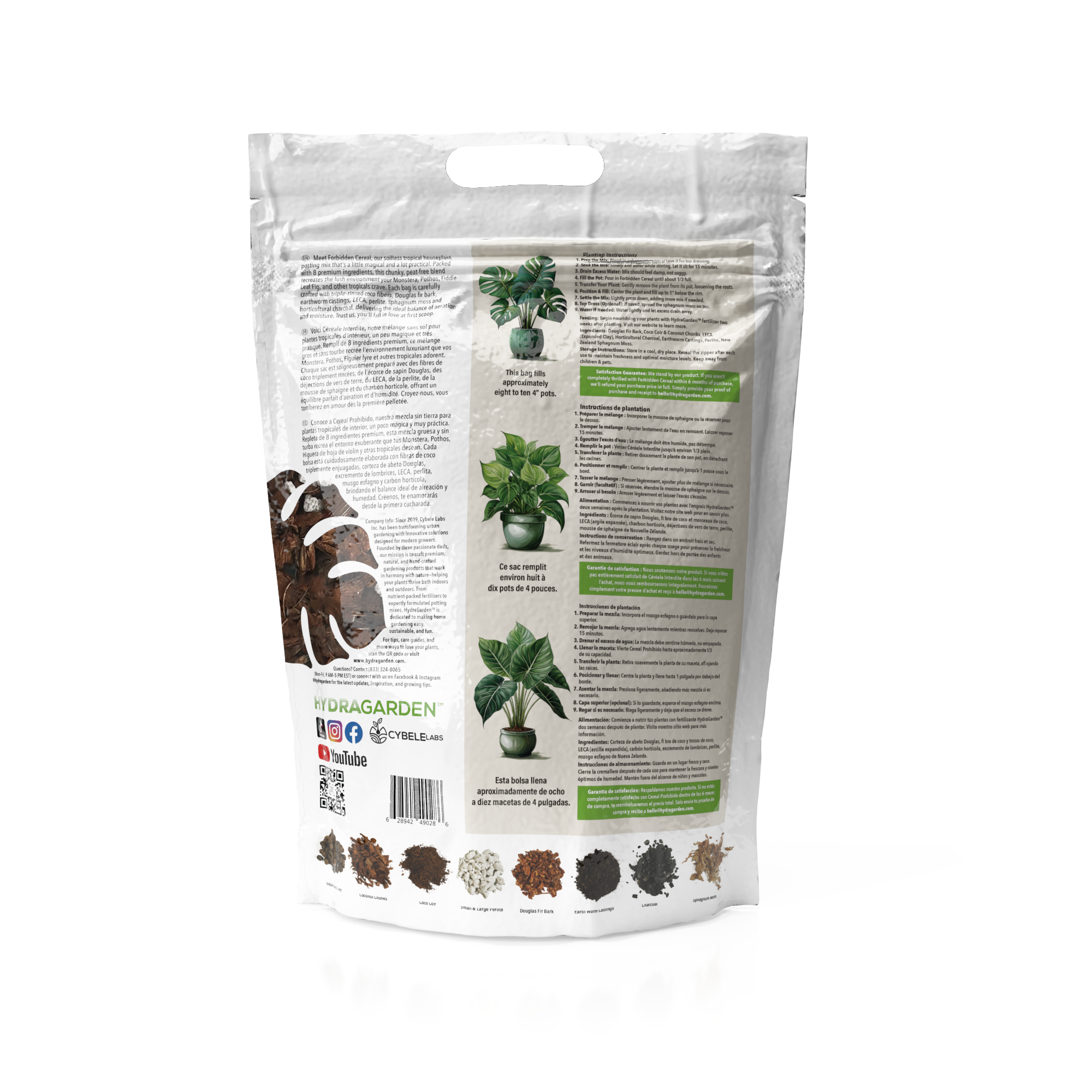 Forbidden Cereal Soilless Houseplant Potting Mix