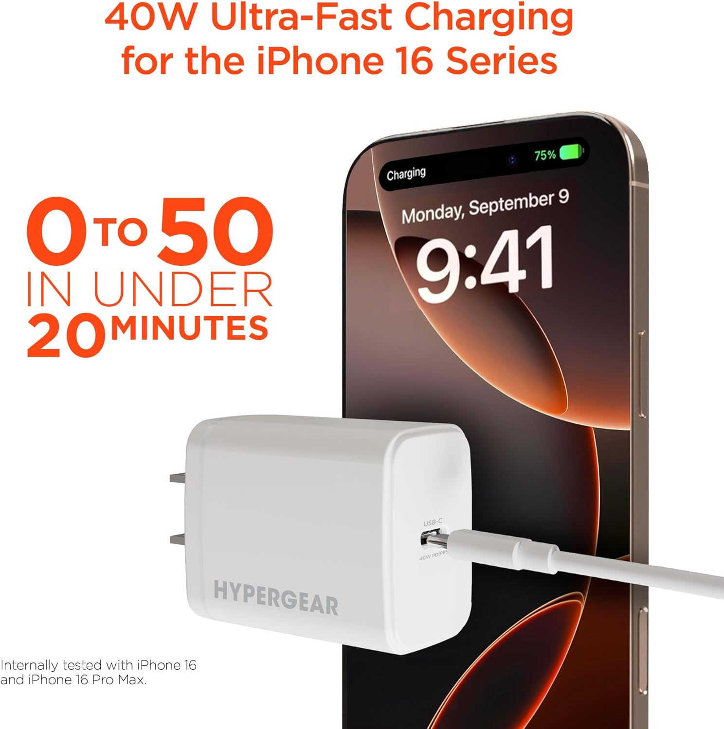 HyperGear - 40W Usb-C Gan Wall Charger Type C