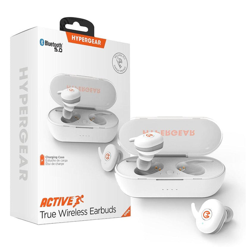 HyperGear - Active True Wireless Earbuds - White