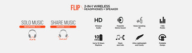 HyperGear - Bluetooth Headset &Amp; Speakers 2-In-1