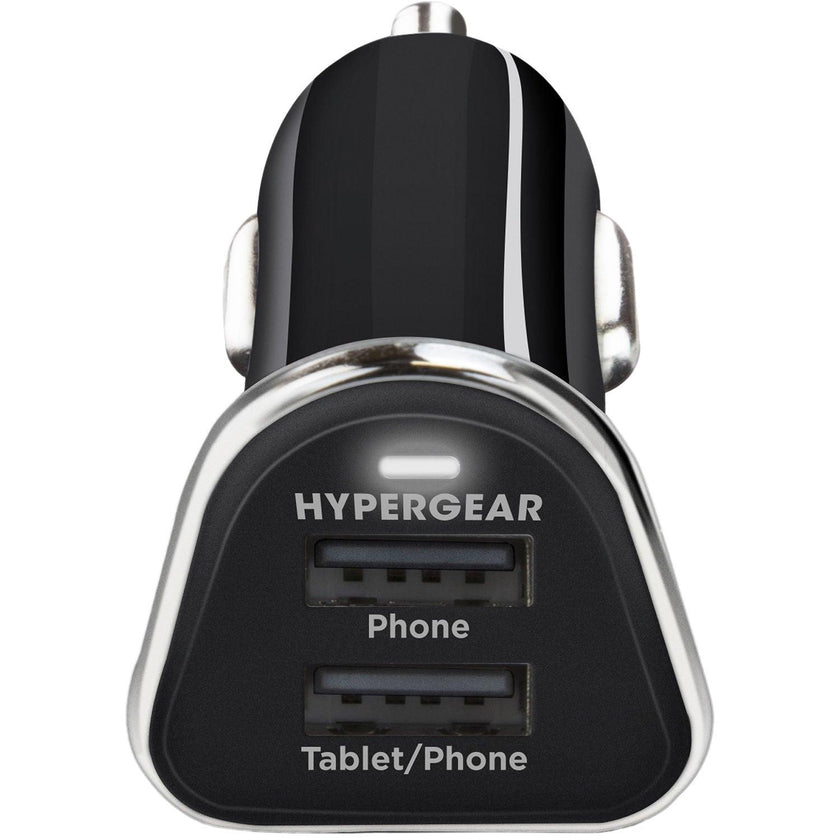 HyperGear - Car Charger 2 Port Usb-A 34Amp Rapid Charge - Black