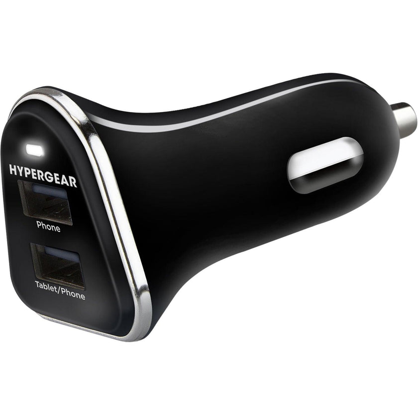 HyperGear - Car Charger 2 Port Usb-A 34Amp Rapid Charge - Black