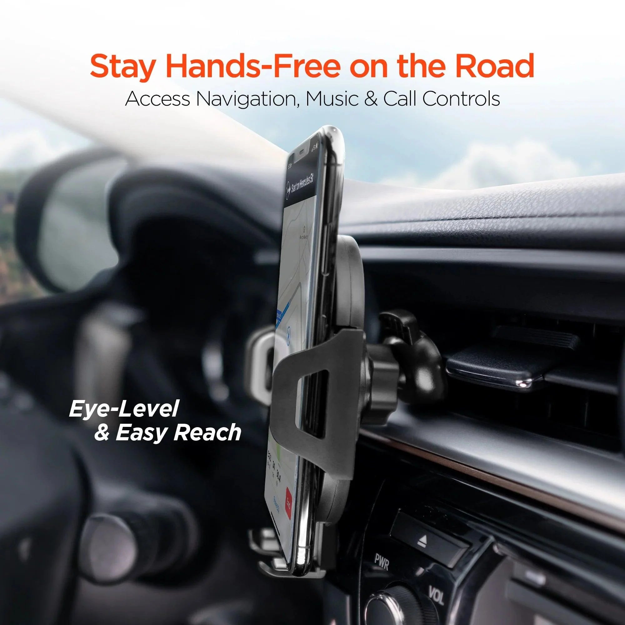 HyperGear - Car Mount Universal Vent - Dashboard - Black