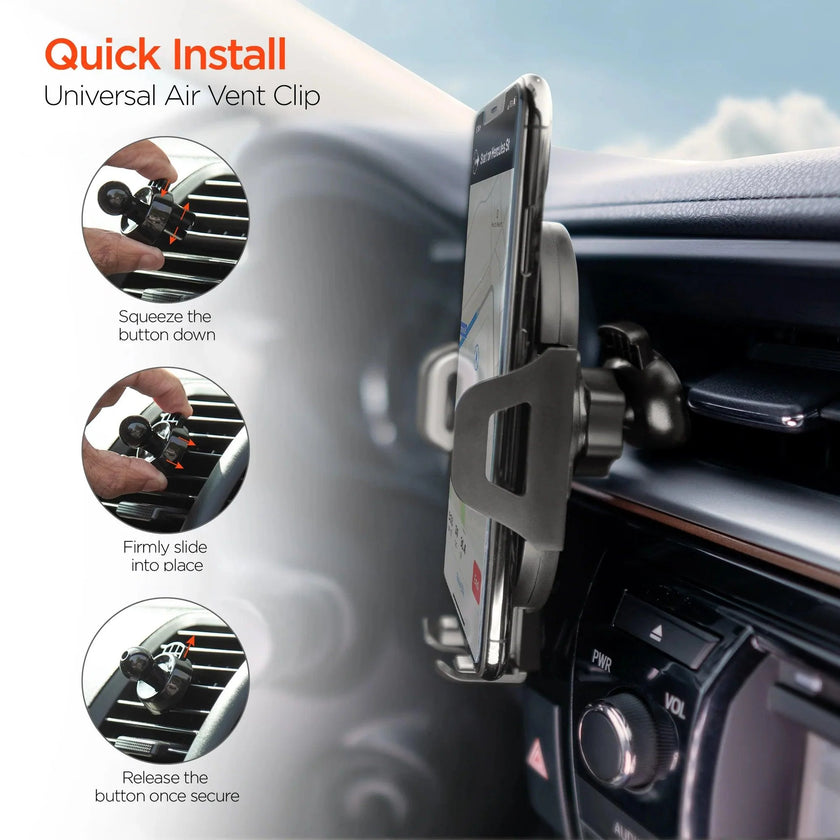 HyperGear - Car Mount Universal Vent - Dashboard - Black
