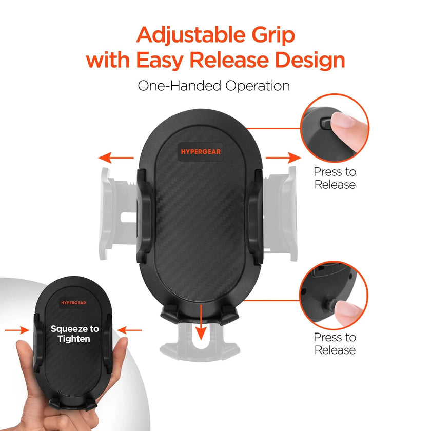HyperGear - Car Mount Universal Vent - Dashboard - Black