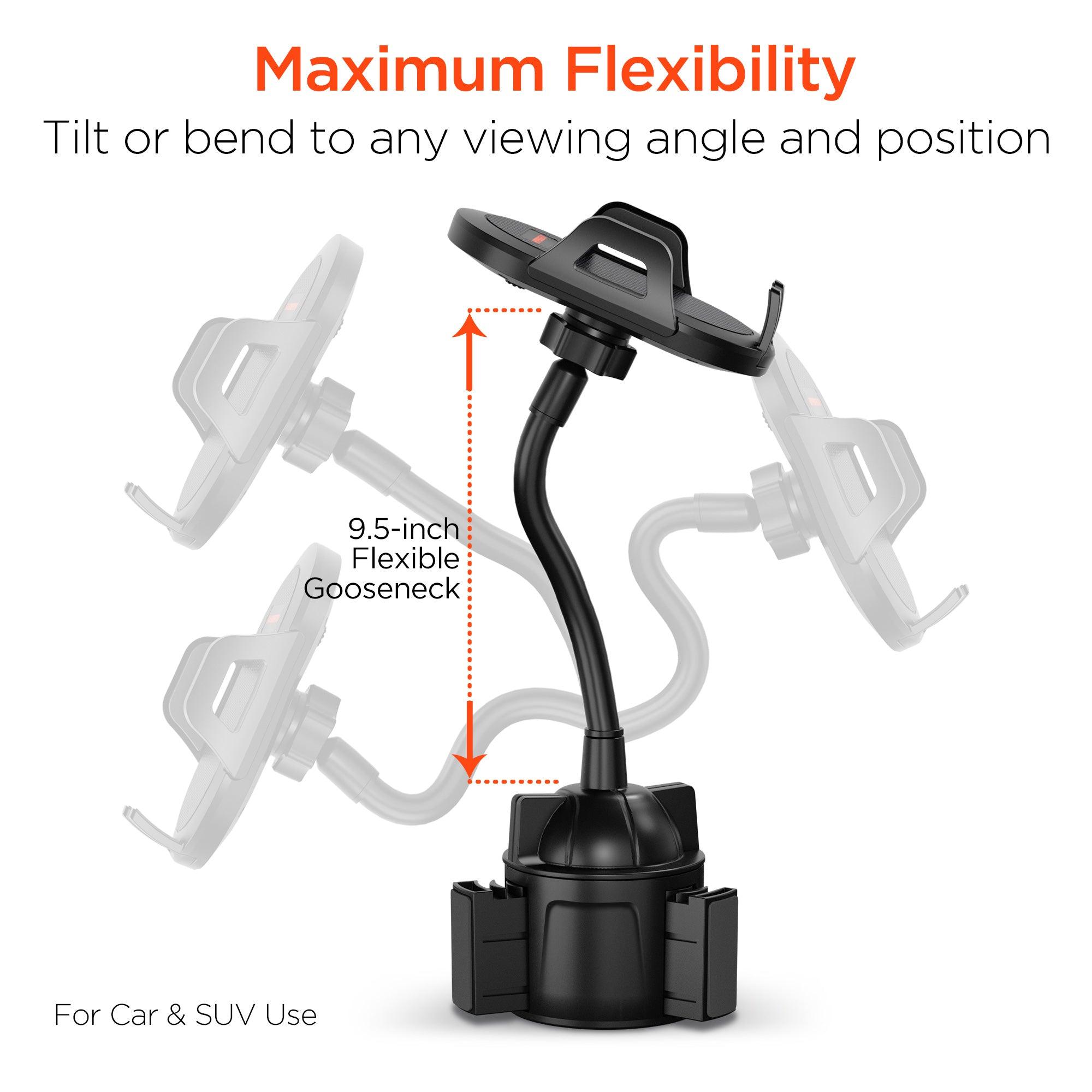 HyperGear - Support de téléphone universel flexible pour porte-gobelet