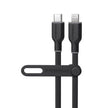 HyperGear - Flexi Pro Usb-C To Lightning Soft-Touch Silicone Fast Charge Cable | 6Ft | Black
