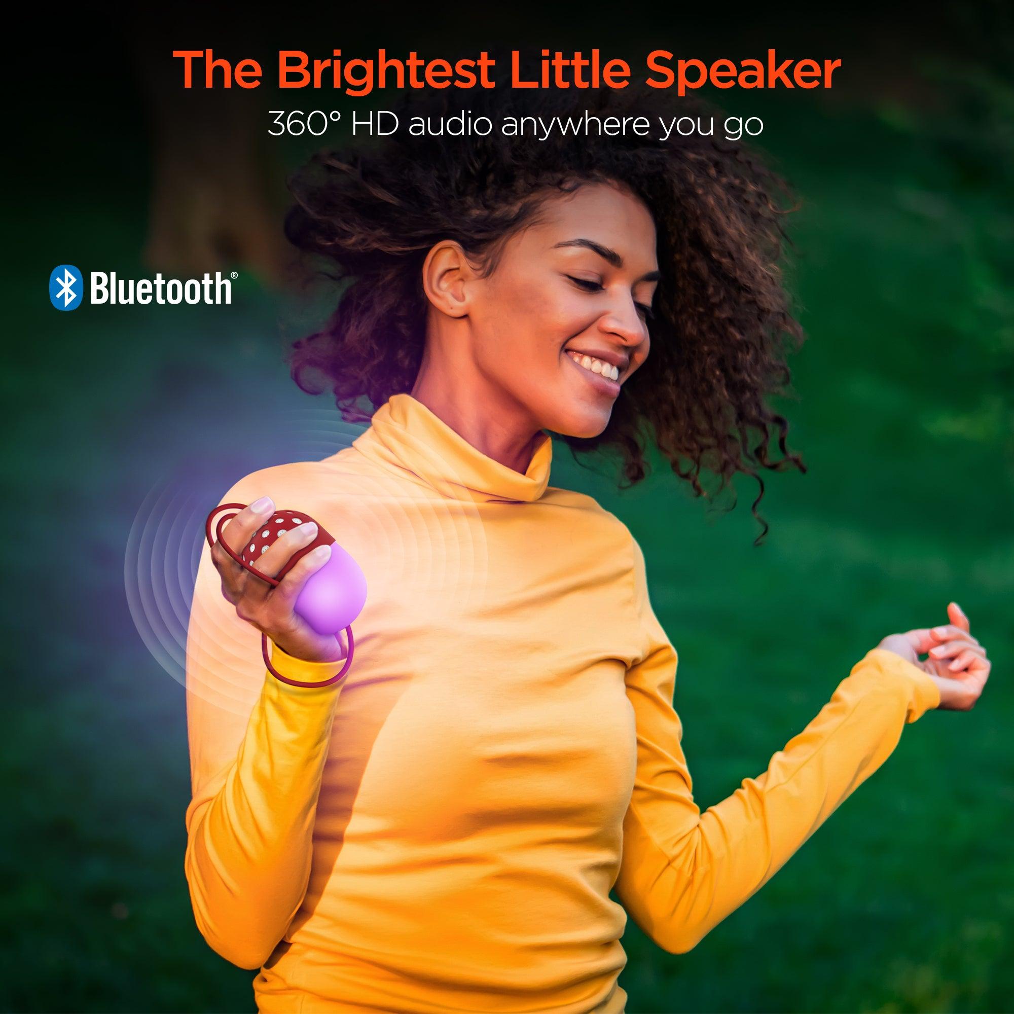HyperGear - Go-Glo Light-Up Led Wireless Speaker - Red
