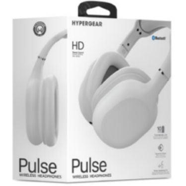 HyperGear - Headphones Bluetooth Pulse Over The Ear - White