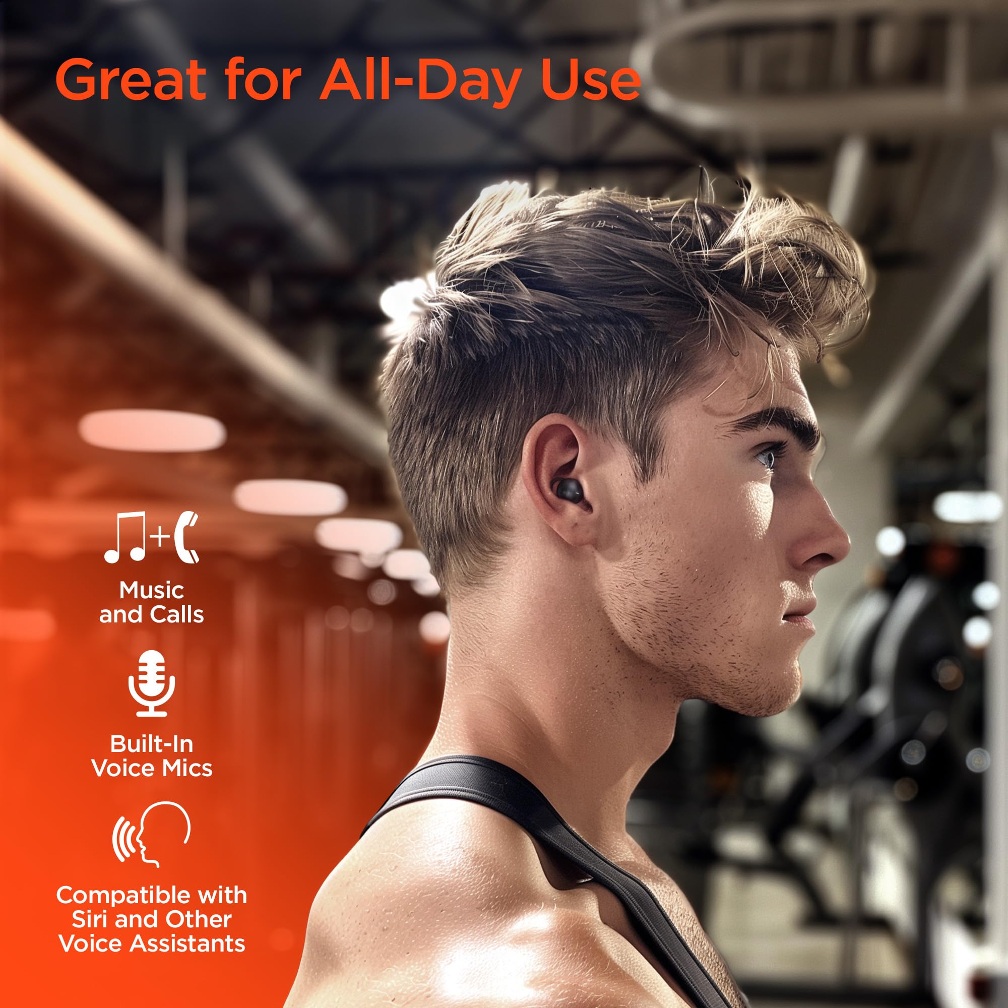 HyperGear - Hypergear Earbuds Bluetooth Sleepeez Mini - Black
