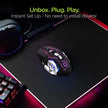 HyperGear - Hypergear Gaming Mouse Wireless 2.4Ghz Chromium 6 Button 1600Dpi 7 Colour Led Pc/Mac - Black