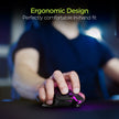 HyperGear - Hypergear Gaming Mouse Wireless 2.4Ghz Chromium 6 Button 1600Dpi 7 Colour Led Pc/Mac - Black