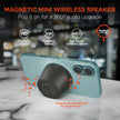 HyperGear - Hypergear Speaker Bluetooth 5W Pocket Popper Mini Attaches To Magsafe Phones Ipx6 Waterproof And Kickstand Built In Mic 8Hr Play Time - Black