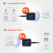 HyperGear - Intellicast Flight Wireless Audio Adapter | Transmitter + Receiver | Black
