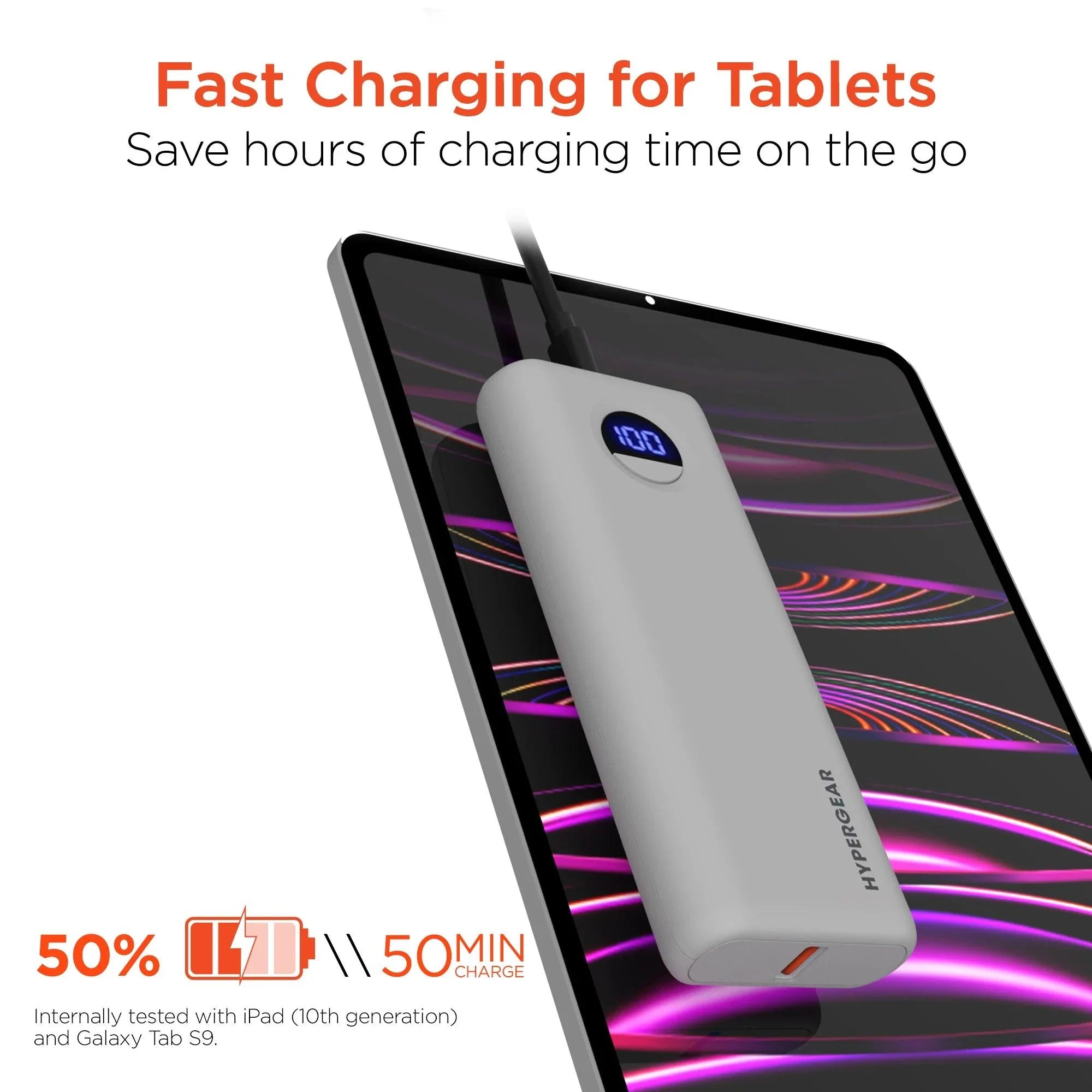 HyperGear - Power Pack Pro+ Fast Charge Power Bank With 35W Usb-C Pd Pps And Digital Display | 20,000Mah