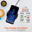 HyperGear - Qi Chargepad Pro 15W Wireless Fast Charger With Usb-C Connector | Black