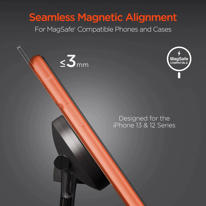 HyperGear - Wireless Charging Stand 3 In 1 - Black