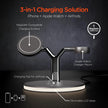 HyperGear - Wireless Charging Stand 3 In 1 - Black