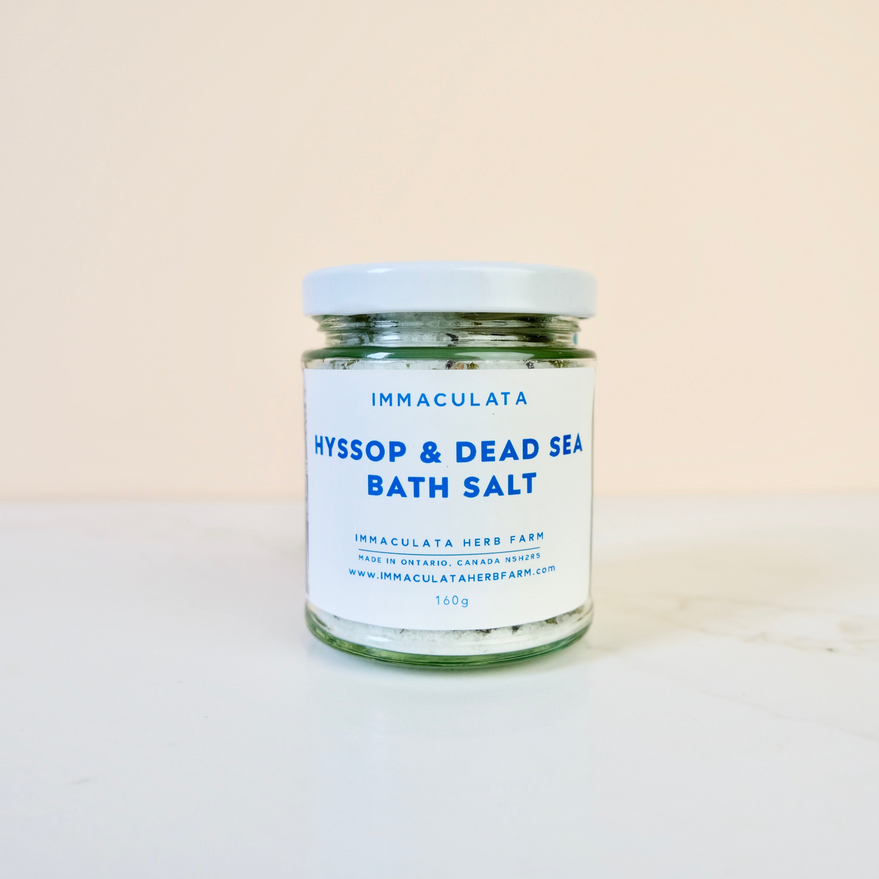 Sel de bain d'hysope et de la Mer Morte