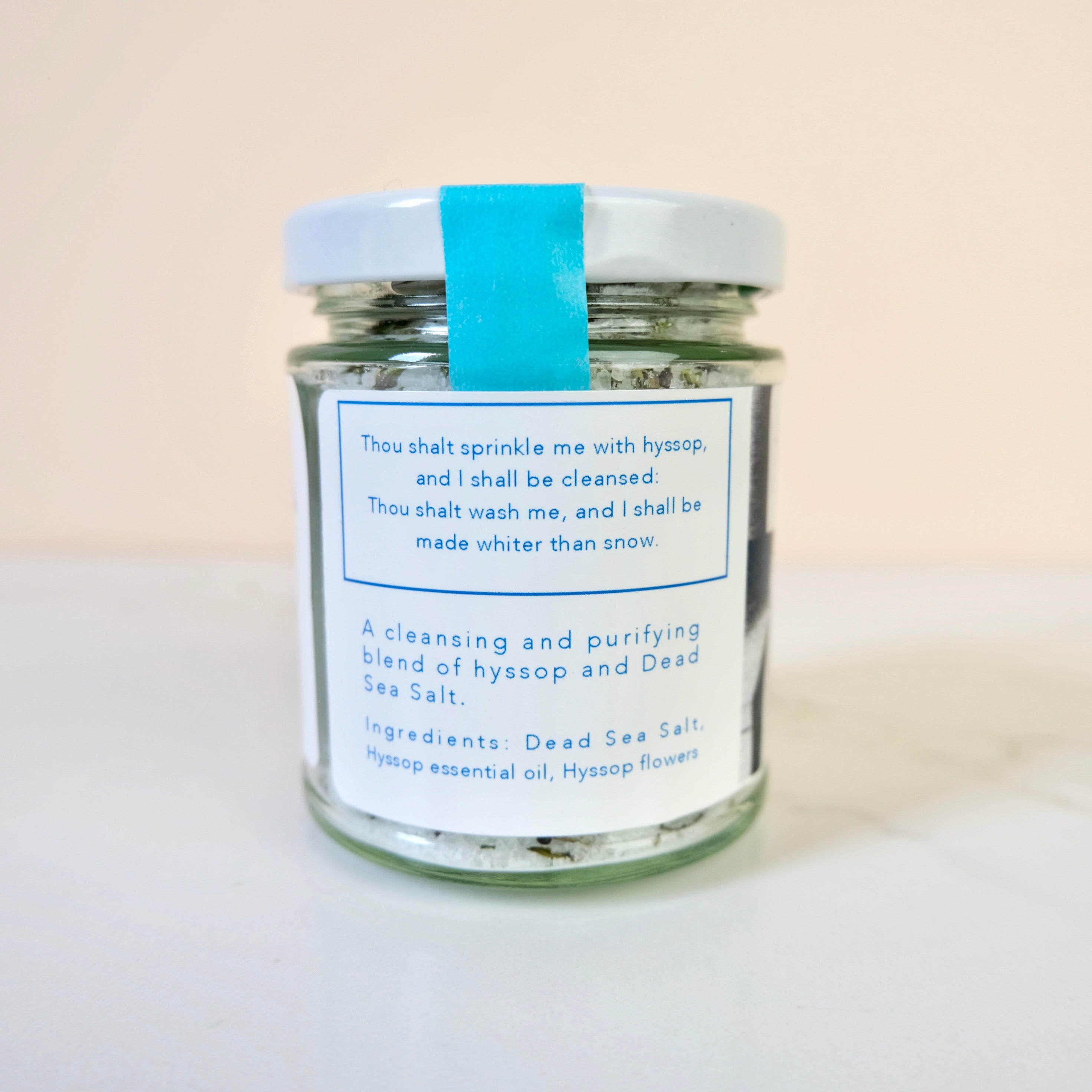 Sel de bain d'hysope et de la Mer Morte
