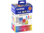 Brother LC51 Colour Ink Cartridges Combo - 3 Pack