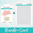 Layered Merry Christmas Foliage Stencil & Die Bundle from the Layered Christmas Stencils Collection