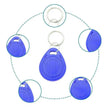ID Can Be Copied Keychain Blank Writable Access Control Card 10pcs