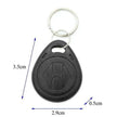 ID Can Be Copied Keychain Blank Writable Access Control Card 10pcs