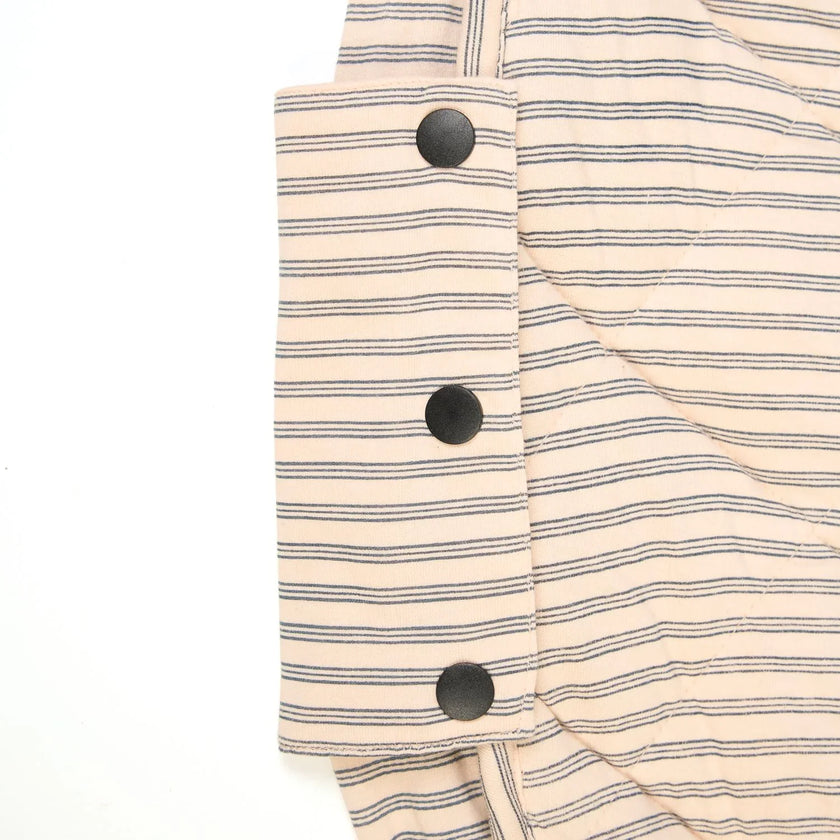 Organic Soft Babymat & Bag | Blue Stripes | play&go
