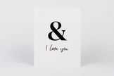 & I Love You