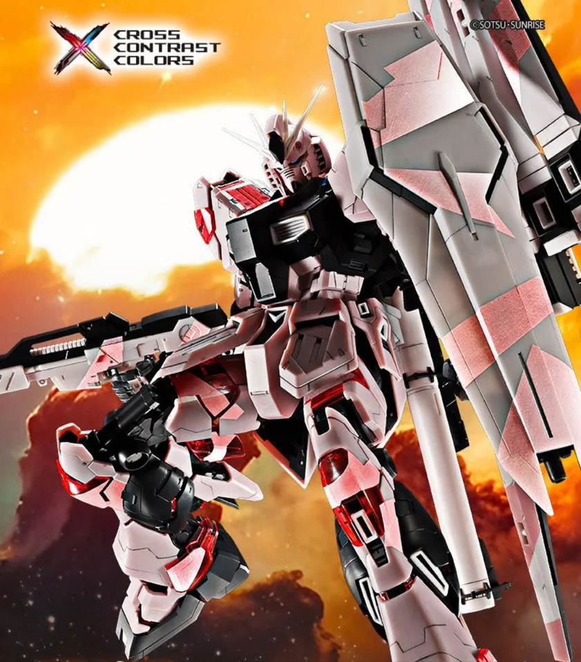 Premium Bandai China Limited MG 1/100 Nu Gundam Cross Contrast Ver