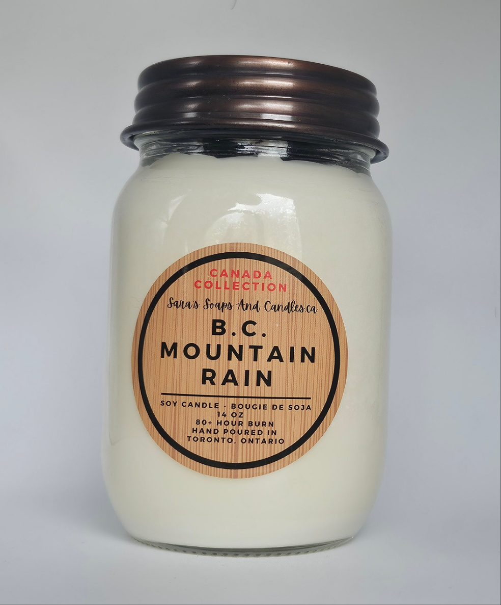 BC Mountain Rain Soy Candle - 14oz