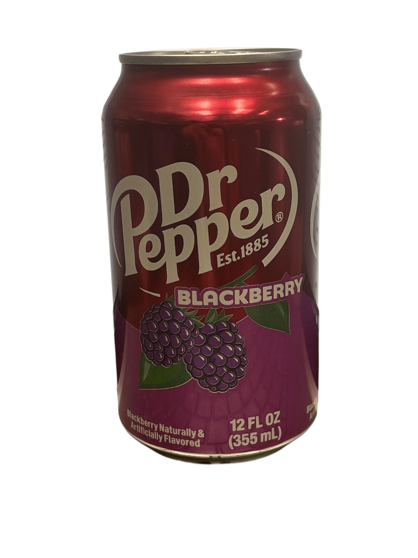 Dr. Pepper Blackberry Soda Can 355ML - U.S Edition