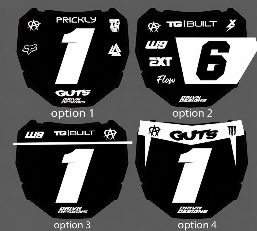Odi plate decals