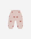 Heart Knit Sweater & Pant Set | Quincy Mae | Bubblegum