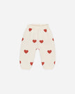 Heart Knit Sweater & Pant Set | Quincy Mae | Natural