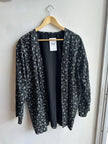 Vintage Cotton Blossom Drape Jacket | Size Large