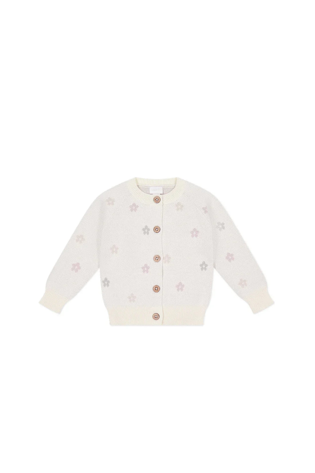 Harper Cardigan | Fifi Egret Jacquard | Jamie Kay
