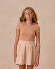 Pointelle Tee | Grapefruit | Rylee & Cru