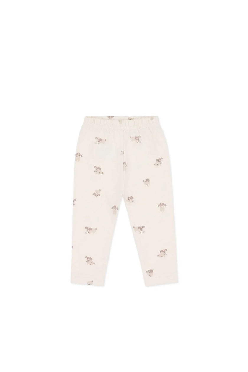 Organic Cotton Legging | Sasha Puppy Tofu | Jamie Kay