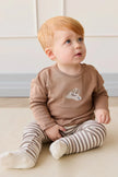 Pima Cotton Arnold Long Sleeve | Sasha Puppy Tiger | Jamie Kay